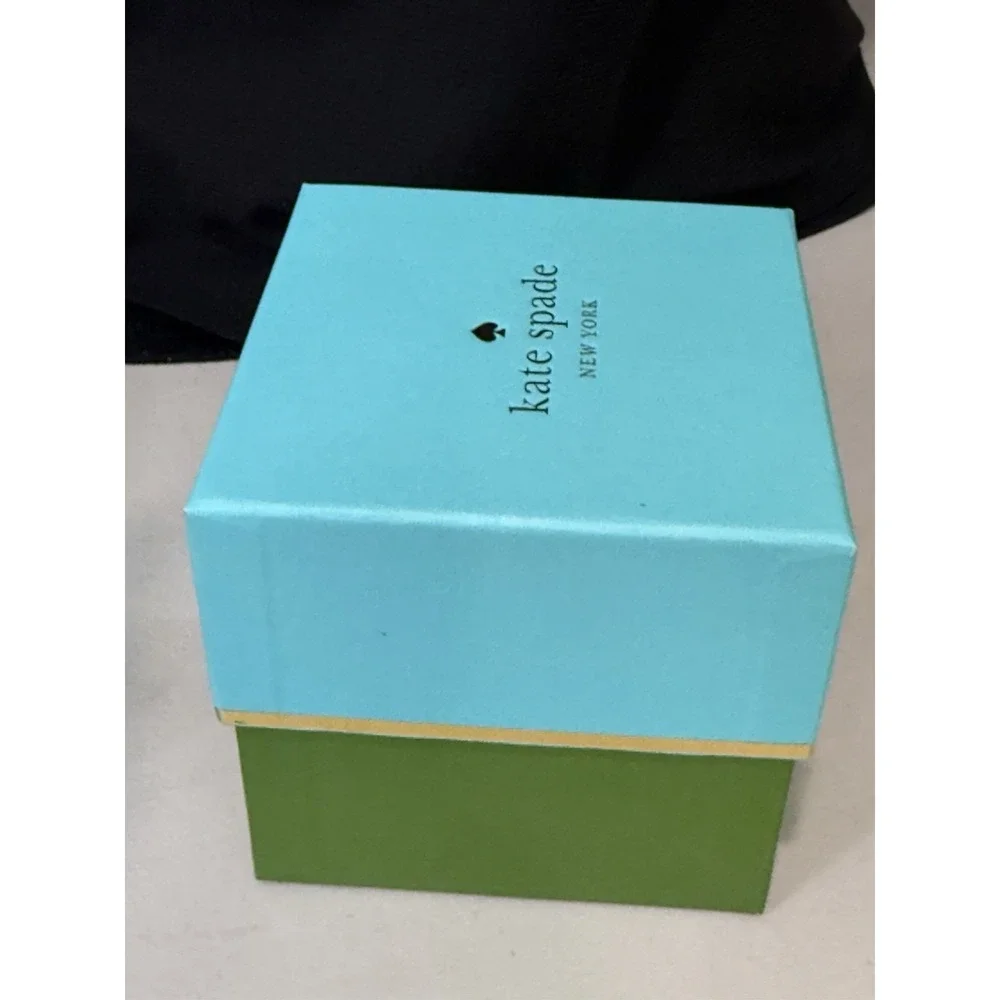 Kate Spade New York Empty Watch Box Turquoise Blue Green Replacement Gift Box